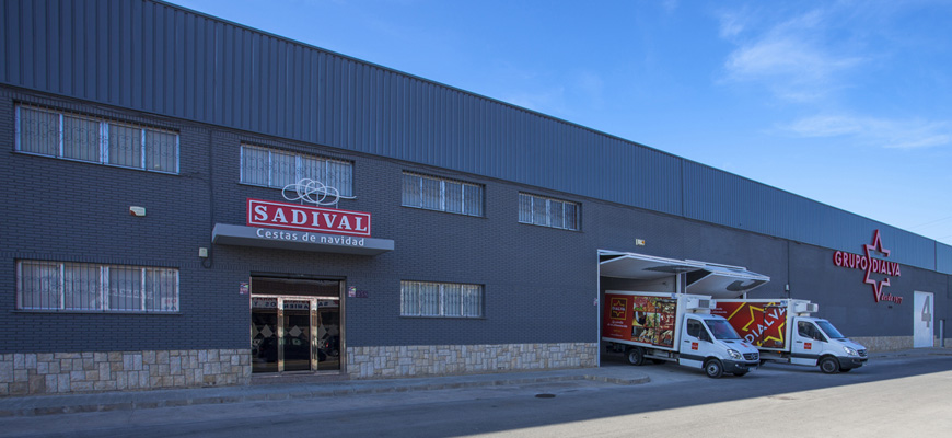 Instalaciones de Sadival, fabricante de Lotes y Cestas de Navidad
