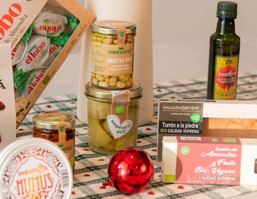 Lotes y Cestas de Navidad para veganos y vegetarianos