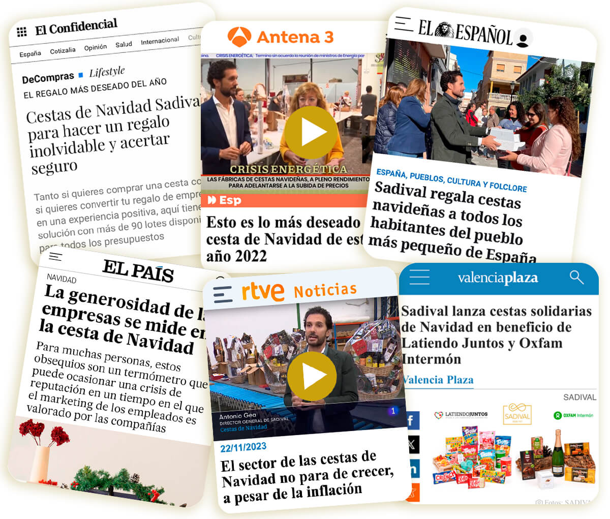 Sadival líder en los medios de comunicación television y prensa