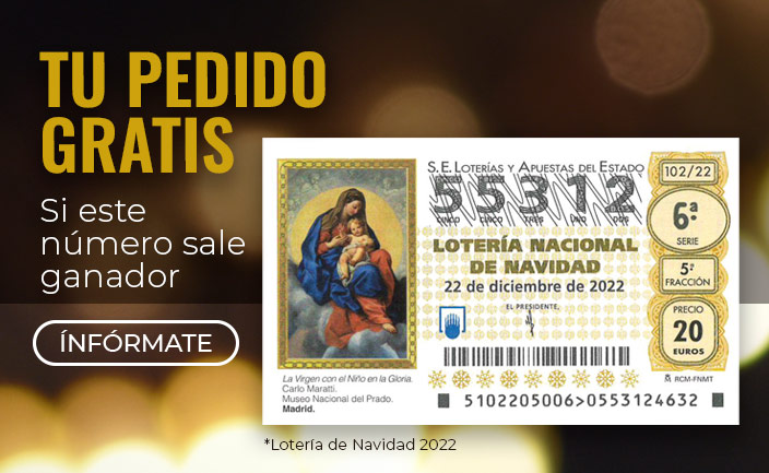 Tu cesta o lote de navidad gratis si toca este número en la lotería 2022
